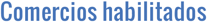 comercios